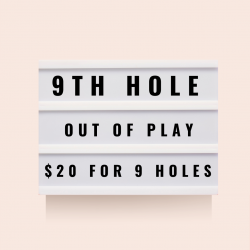 9th hole out of play 9th hole out of play