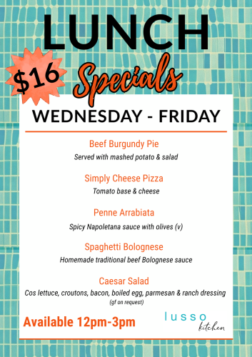 Lunch Specials